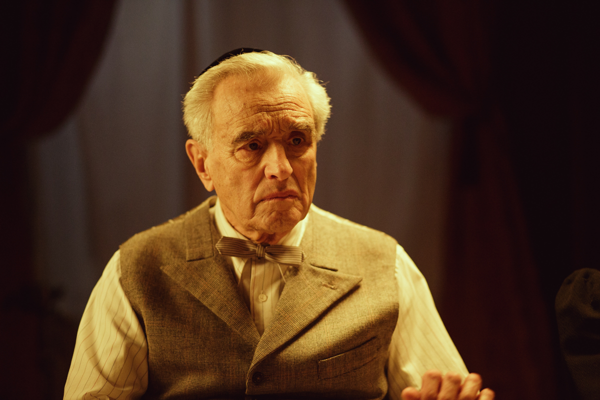 Michael Degen am Set von "Das letzte Mahl"